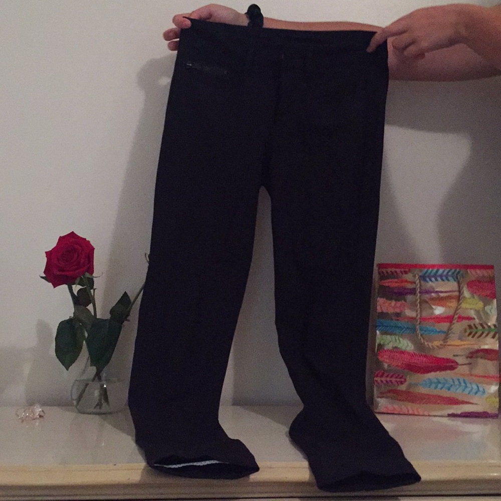 Lululemon Black Pants Straight Leg Size 4